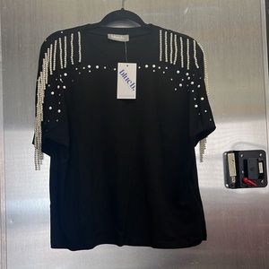 Pearl Fringe Top